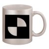 11oz Metallic Silver Mug Thumbnail