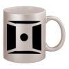 11oz Metallic Silver Mug Thumbnail