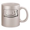 11oz Metallic Silver Mug Thumbnail