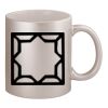 11oz Metallic Silver Mug Thumbnail