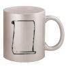 11oz Metallic Silver Mug Thumbnail