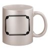 11oz Metallic Silver Mug Thumbnail