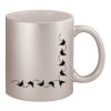 11oz Metallic Silver Mug Thumbnail