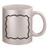 11oz Metallic Silver Mug Thumbnail