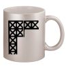 11oz Metallic Silver Mug Thumbnail