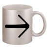 11oz Metallic Silver Mug Thumbnail