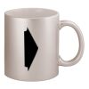 11oz Metallic Silver Mug Thumbnail