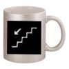 11oz Metallic Silver Mug Thumbnail