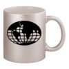 11oz Metallic Silver Mug Thumbnail