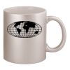 11oz Metallic Silver Mug Thumbnail