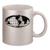 11oz Metallic Silver Mug Thumbnail
