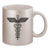 11oz Metallic Silver Mug Thumbnail