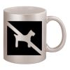 11oz Metallic Silver Mug Thumbnail