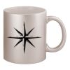 11oz Metallic Silver Mug Thumbnail