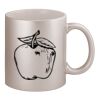 11oz Metallic Silver Mug Thumbnail