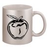 11oz Metallic Silver Mug Thumbnail