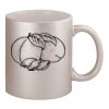 11oz Metallic Silver Mug Thumbnail