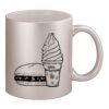 11oz Metallic Silver Mug Thumbnail