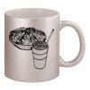 11oz Metallic Silver Mug Thumbnail