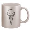 11oz Metallic Silver Mug Thumbnail