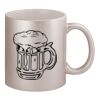 11oz Metallic Silver Mug Thumbnail