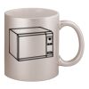 11oz Metallic Silver Mug Thumbnail