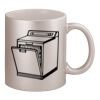 11oz Metallic Silver Mug Thumbnail
