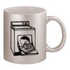 11oz Metallic Silver Mug Thumbnail