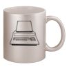 11oz Metallic Silver Mug Thumbnail