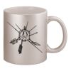 11oz Metallic Silver Mug Thumbnail