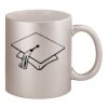 11oz Metallic Silver Mug Thumbnail