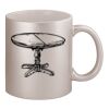 11oz Metallic Silver Mug Thumbnail