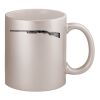 11oz Metallic Silver Mug Thumbnail
