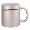 11oz Metallic Silver Mug Thumbnail
