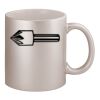 11oz Metallic Silver Mug Thumbnail