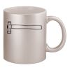 11oz Metallic Silver Mug Thumbnail