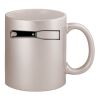 11oz Metallic Silver Mug Thumbnail