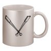 11oz Metallic Silver Mug Thumbnail