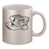 11oz Metallic Silver Mug Thumbnail