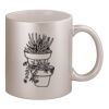11oz Metallic Silver Mug Thumbnail