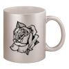11oz Metallic Silver Mug Thumbnail