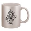 11oz Metallic Silver Mug Thumbnail