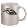 11oz Metallic Silver Mug Thumbnail