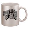 11oz Metallic Silver Mug Thumbnail