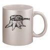 11oz Metallic Silver Mug Thumbnail