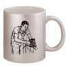 11oz Metallic Silver Mug Thumbnail