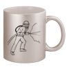 11oz Metallic Silver Mug Thumbnail