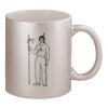 11oz Metallic Silver Mug Thumbnail