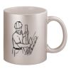11oz Metallic Silver Mug Thumbnail