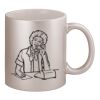 11oz Metallic Silver Mug Thumbnail